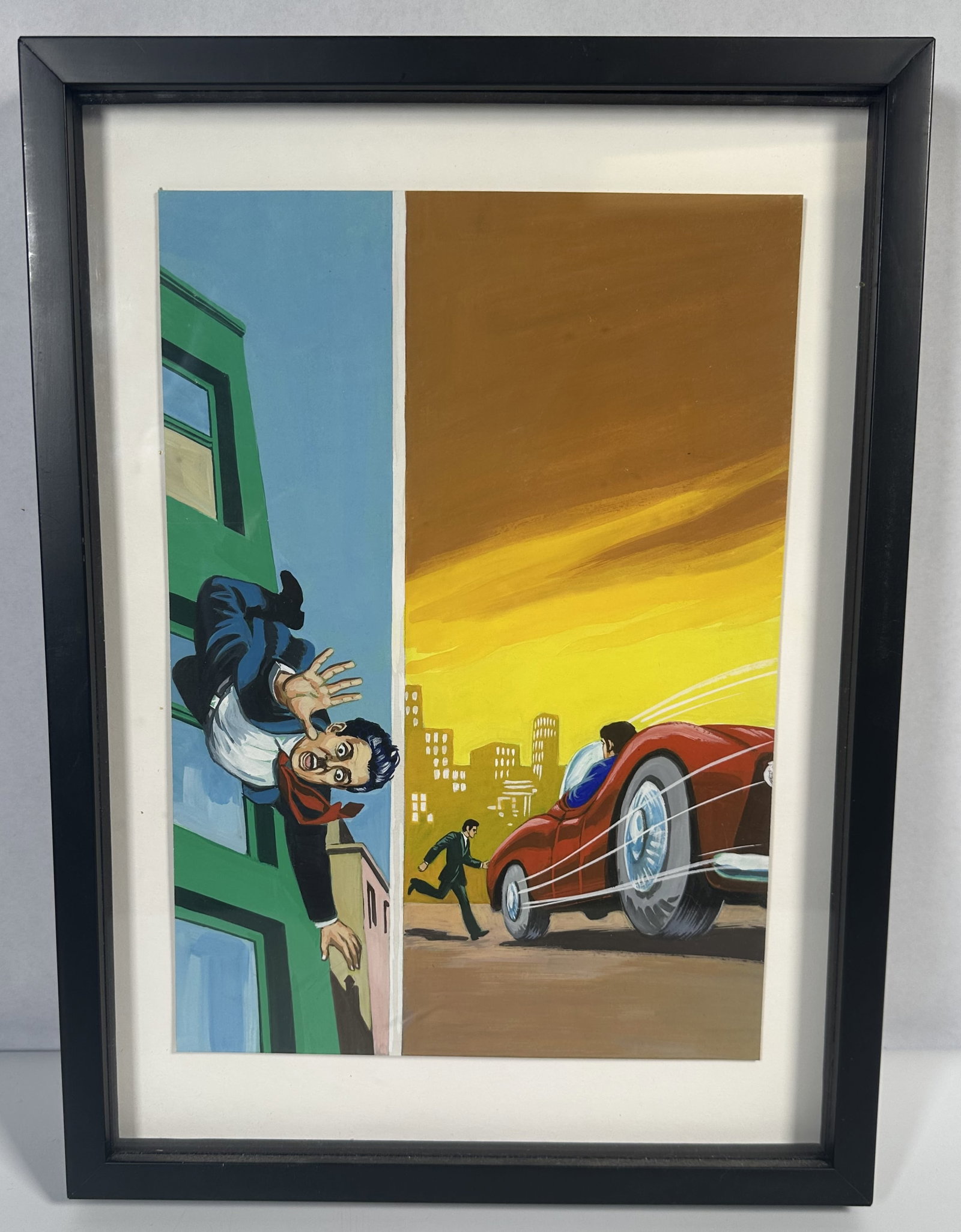 Pulp Art Cover Illustration Original from 2015 Exhibition (1 of 8)