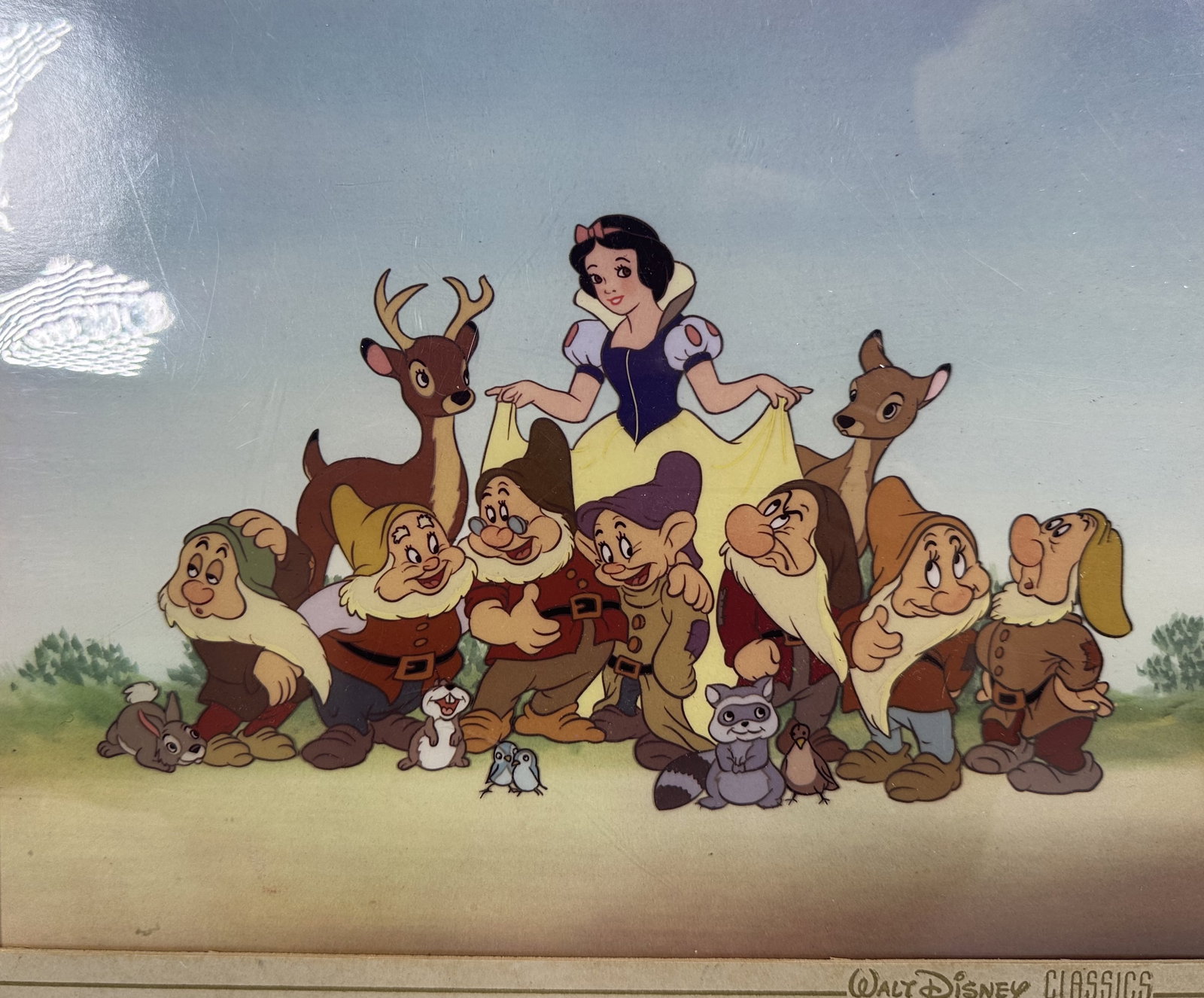 Vintage Disneyland Exclusive Snow White and Seven Dwarves Cell (1 of 8)