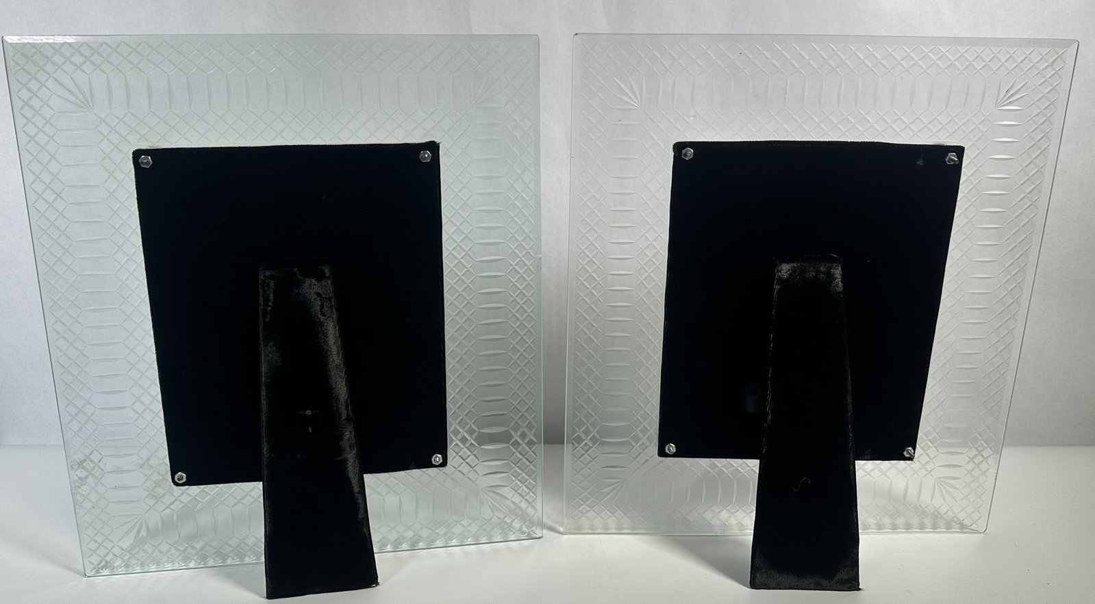 RR Two Large Glass Modern Frames - 9
