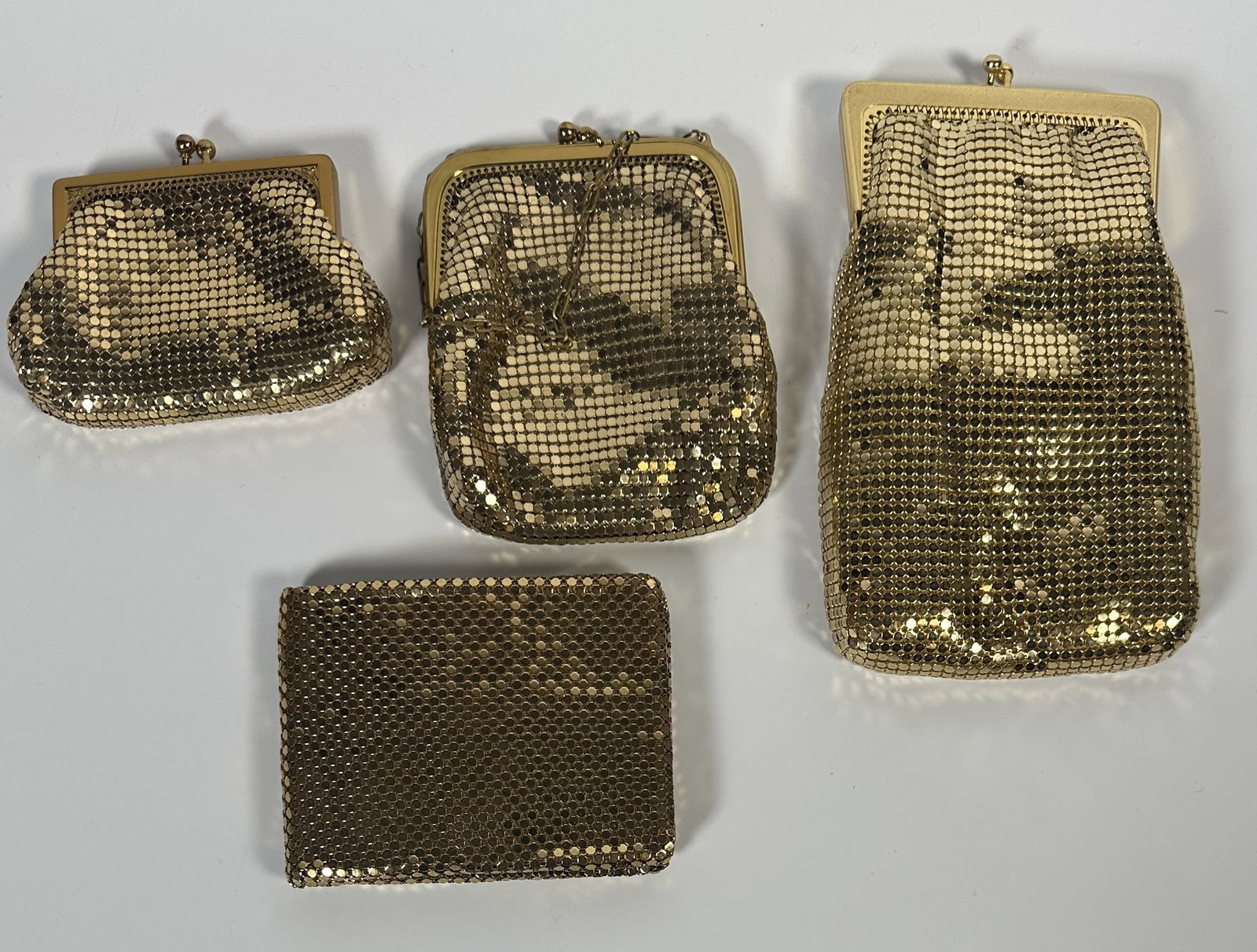 RR Four Piece Vintage Gold Tone Bag and Wallet Set (1 of 5)