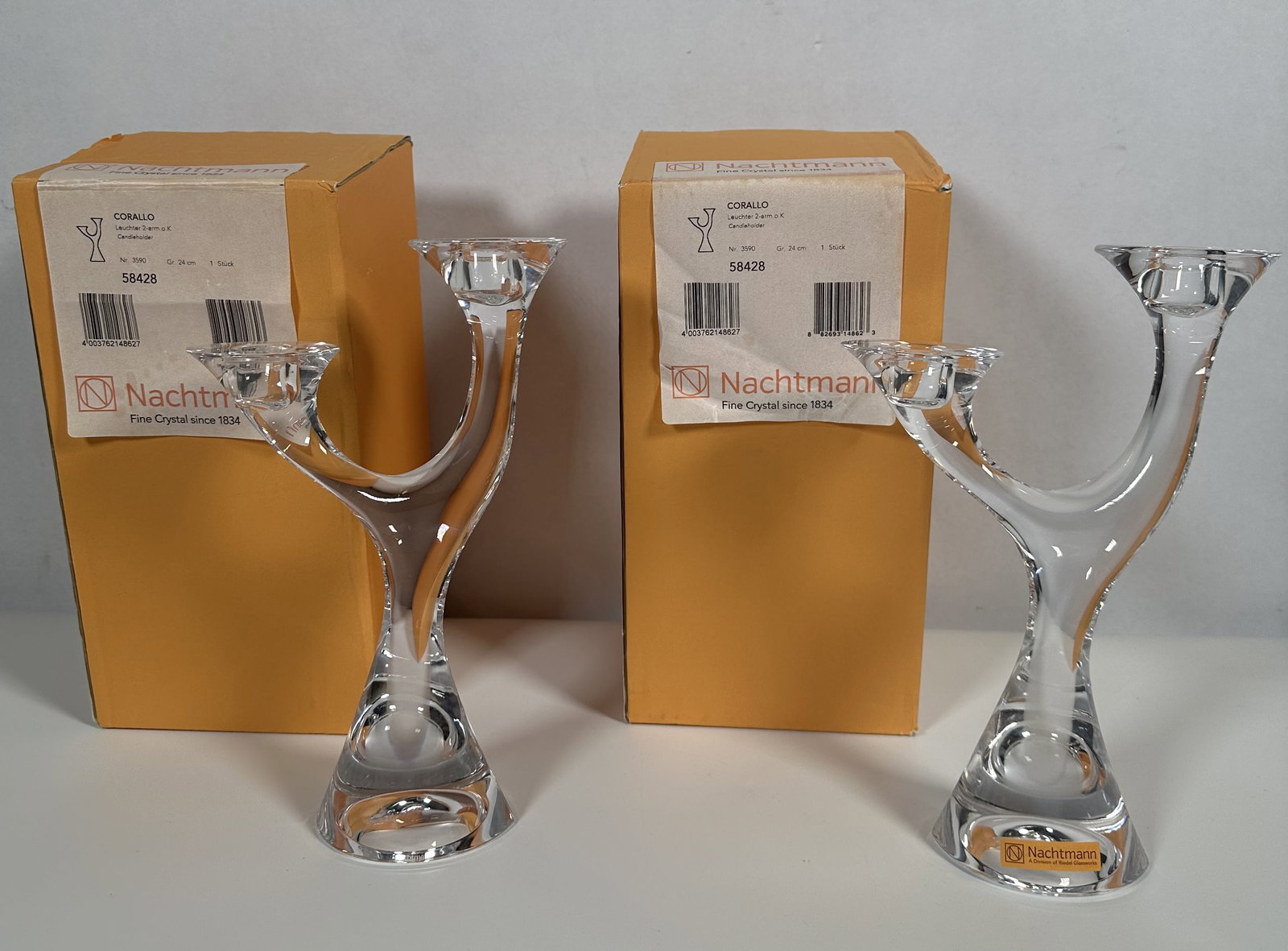 Pair of Nachtmann Fine Crystal Candle Holders (1 of 7)