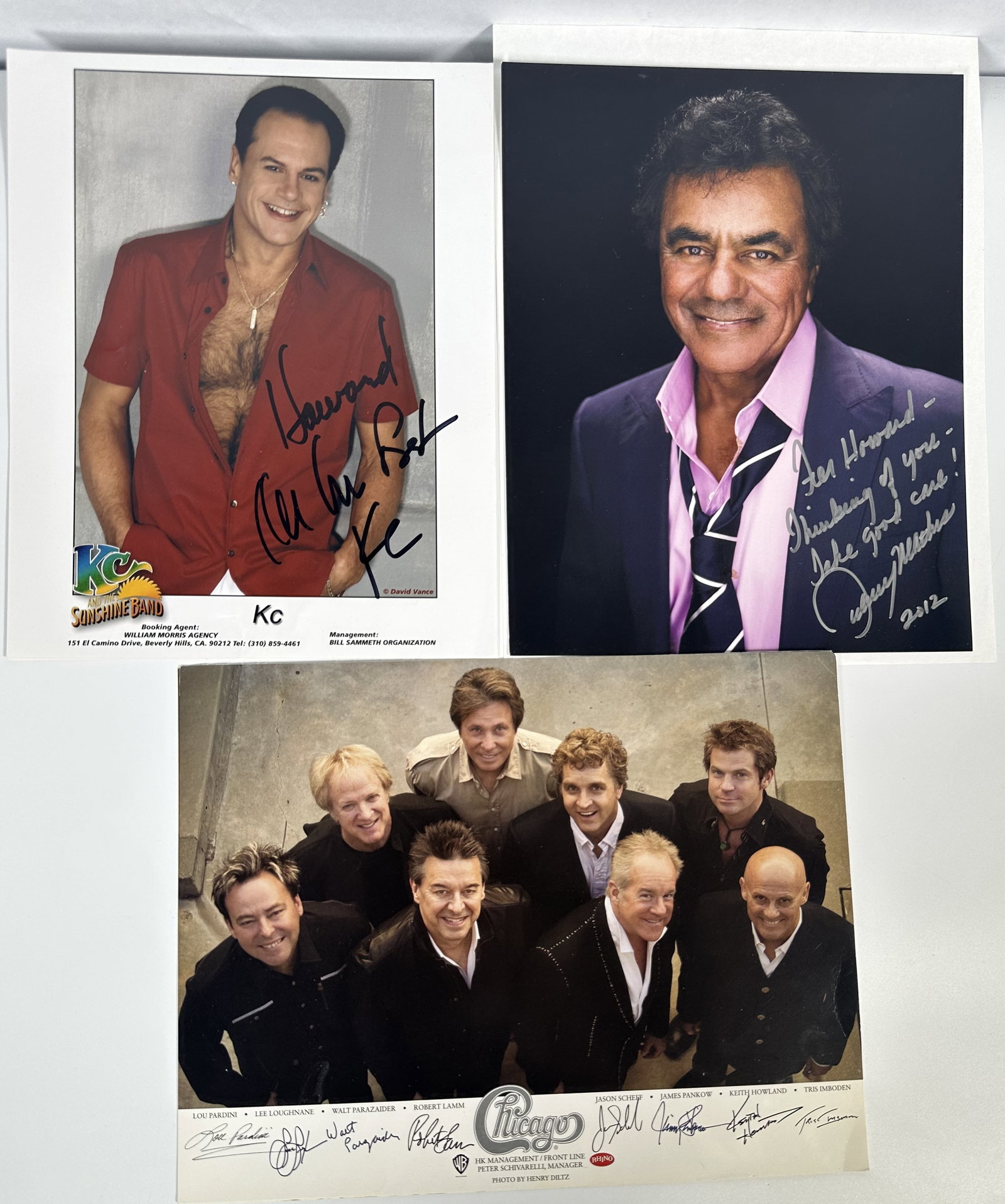 Signed Photos TV Celebrities Incl Larry King and Alex Trebeck (1 of 7)