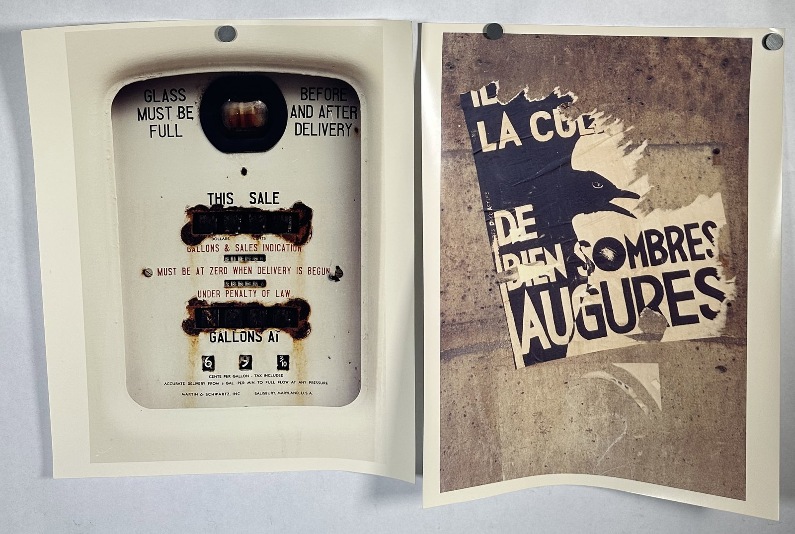 Two Anne Sager Large Format Photographs Gas Pump B (1 of 5)