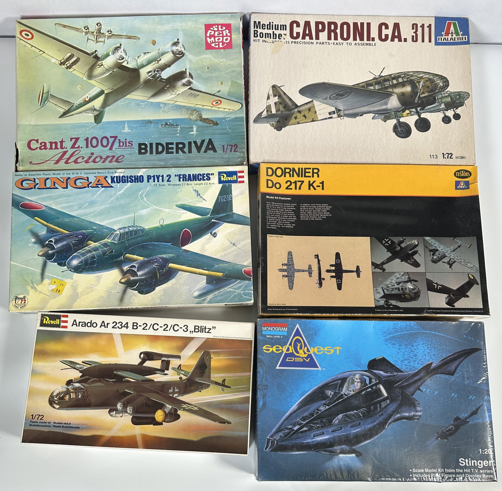 Group of 6 Vintage Models - Open Box Unbuilt (1 of 8)