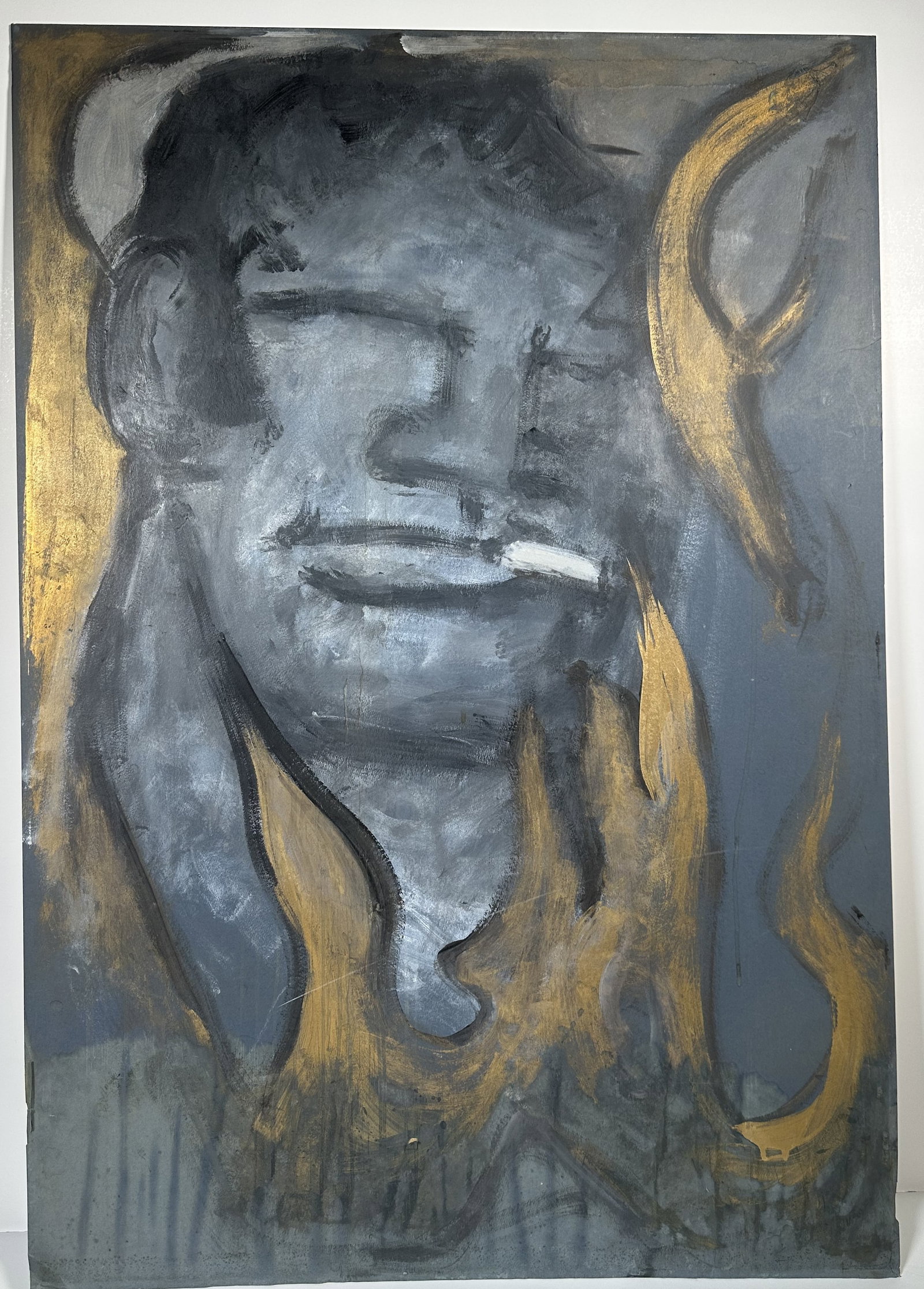Robert Loughlin 24 x 36 Painting Brute Fire w Certificate (1 of 6)