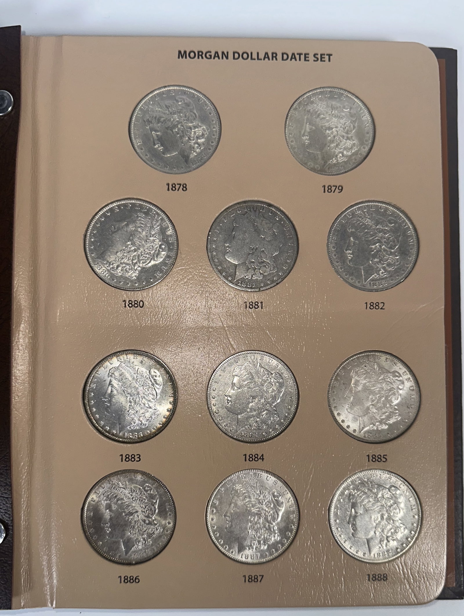 Morgan Silver Dollar Date Set (1878-1921) 32 Coins (1 of 9)