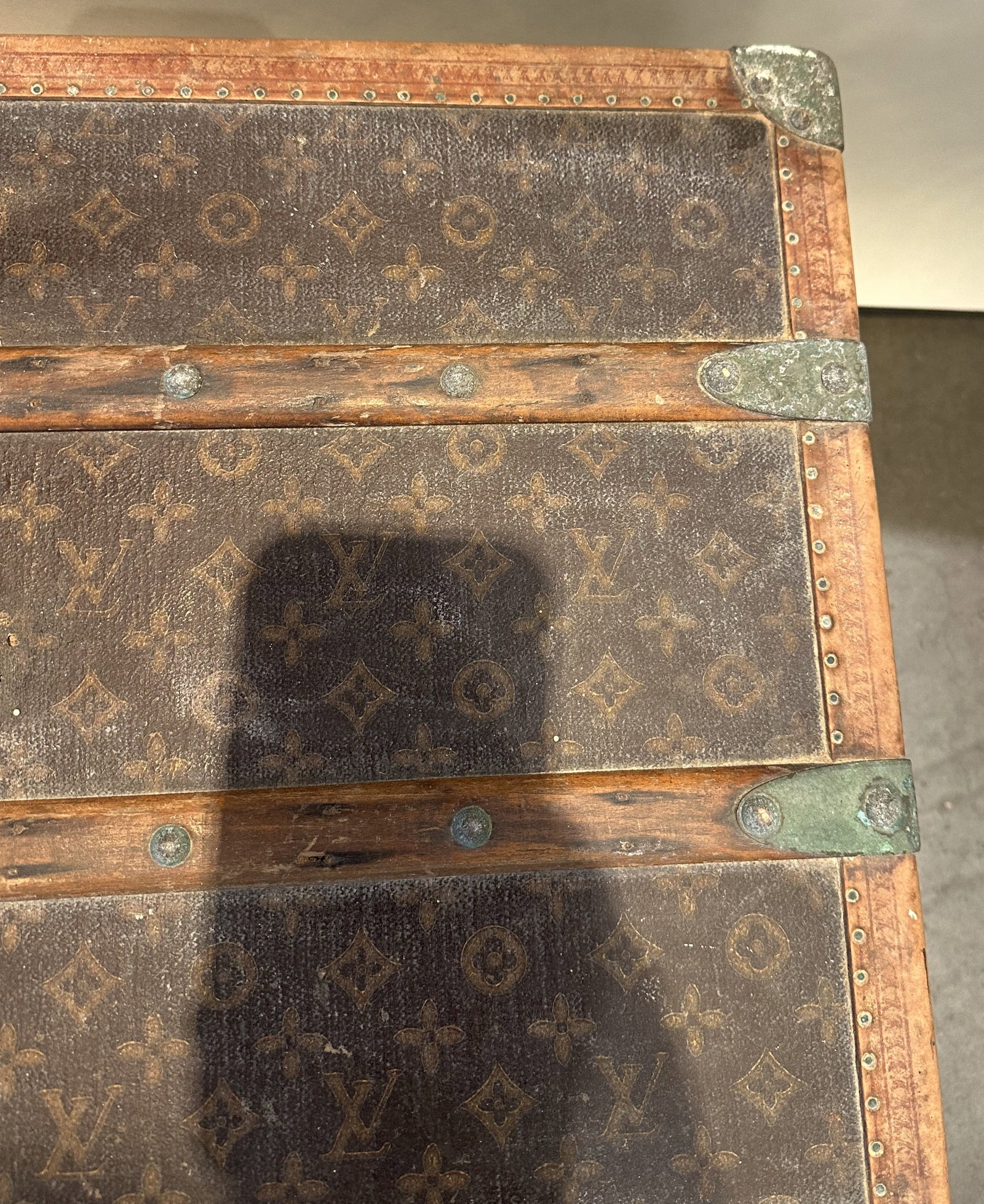 Antique Louis Vuitton Steamer Trunk - 3