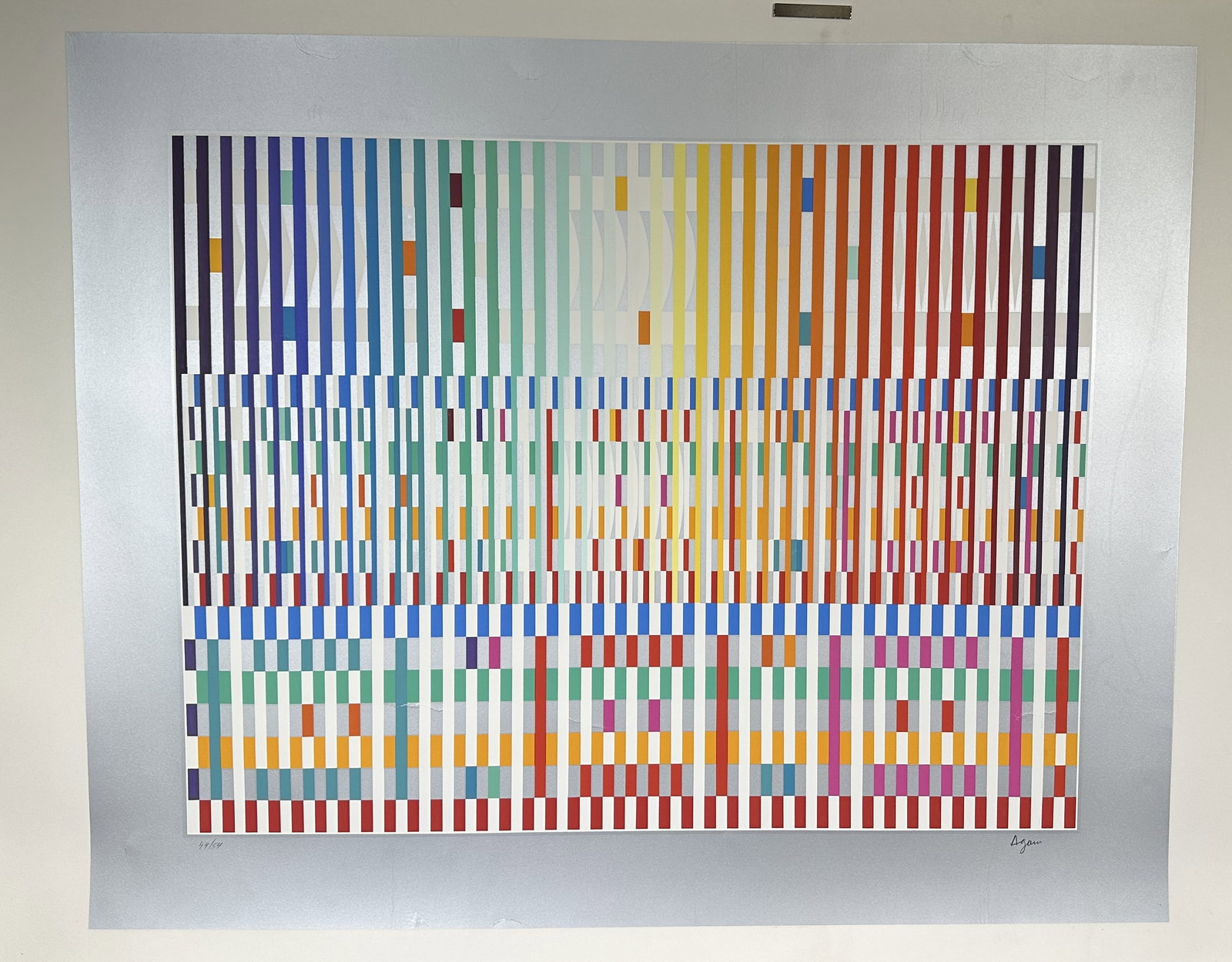 Yaacov Agam Multi-Color Screenprint (1 of 4)