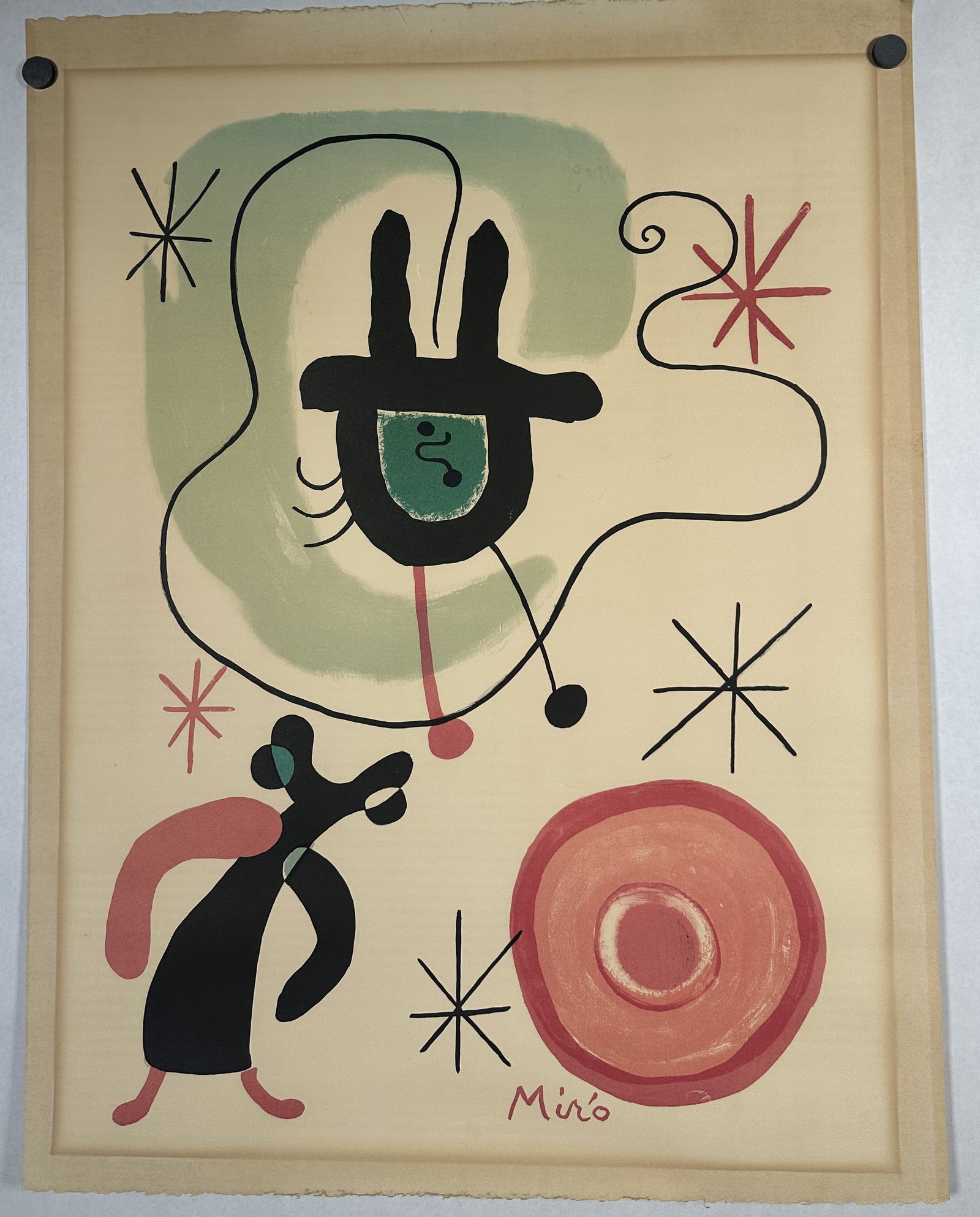 Joan Miro 1952 Lithograph Mauve de la Lune (1 of 5)