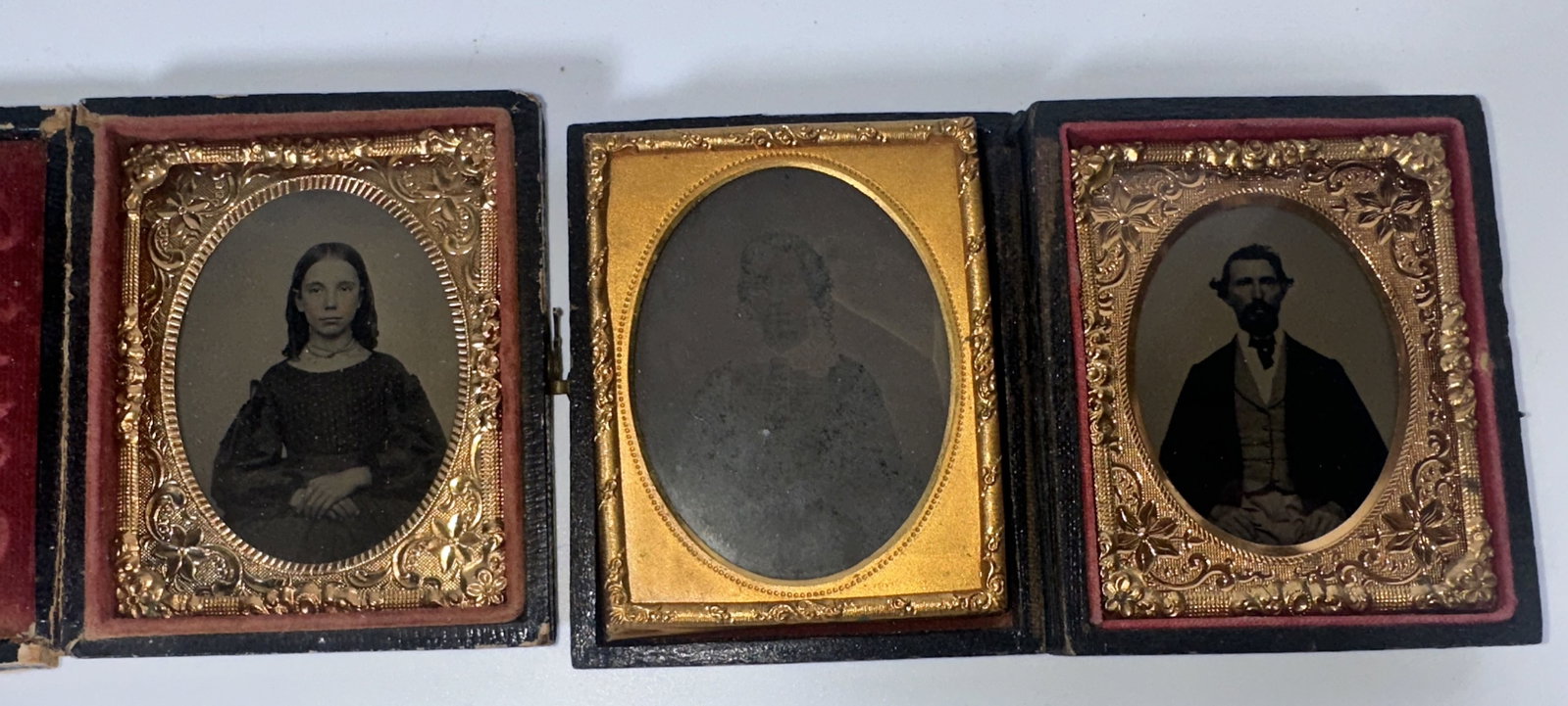 Three Pictures - 2 Tintypes and one Glass (1 of 4)
