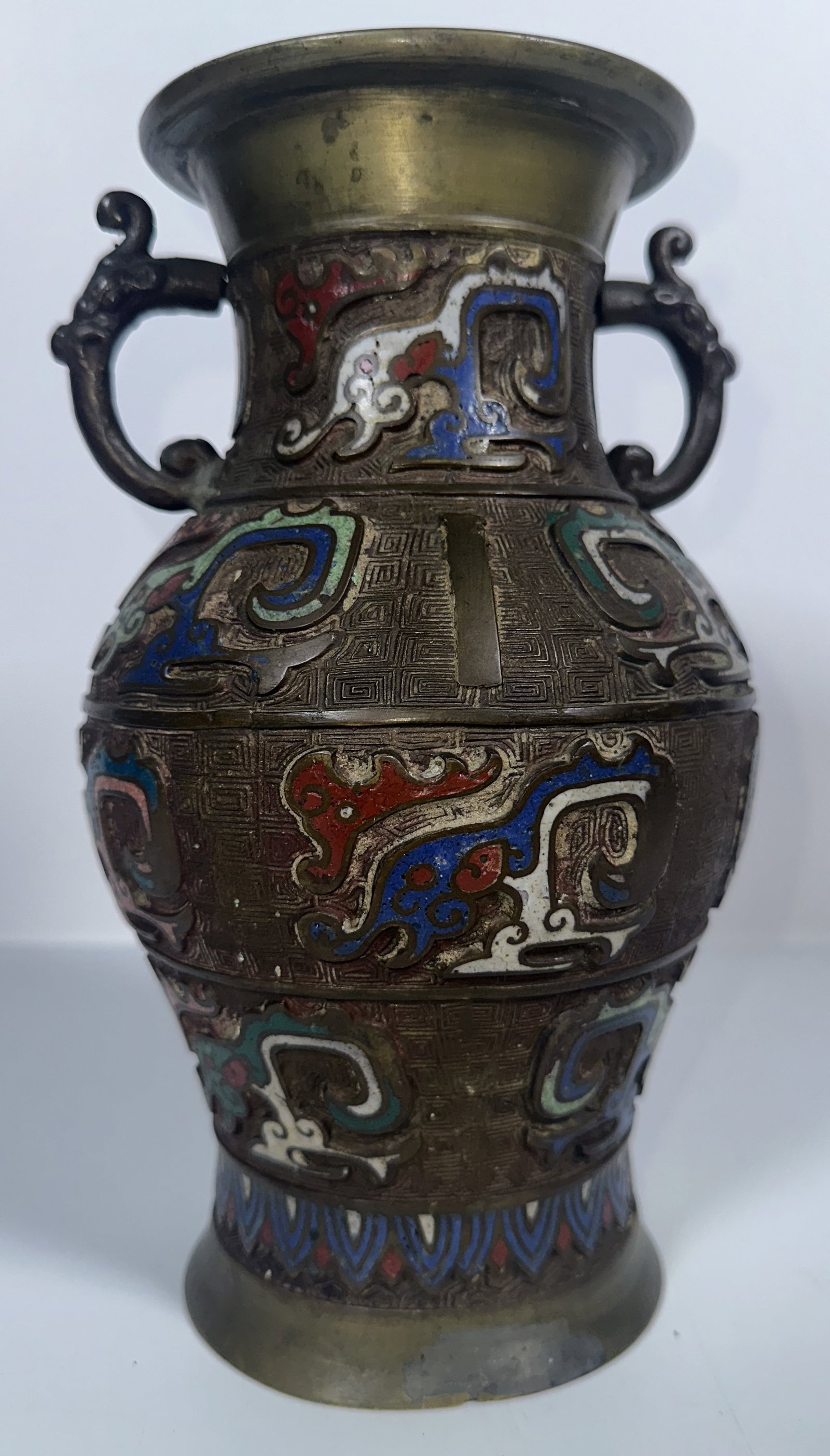 Champleve and Cloisonne Vase (1 of 7)