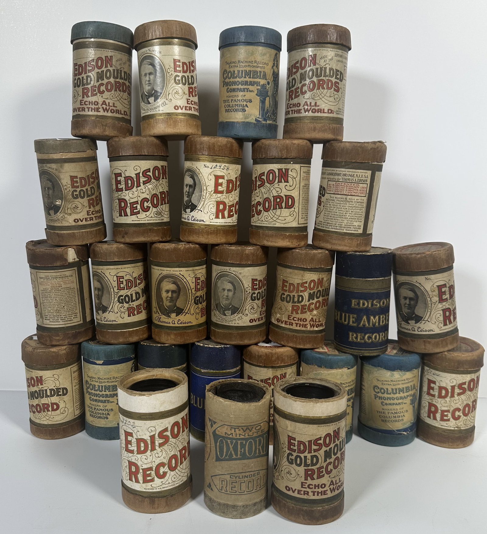 Group of 25+ Edison Cylinders (1 of 5)