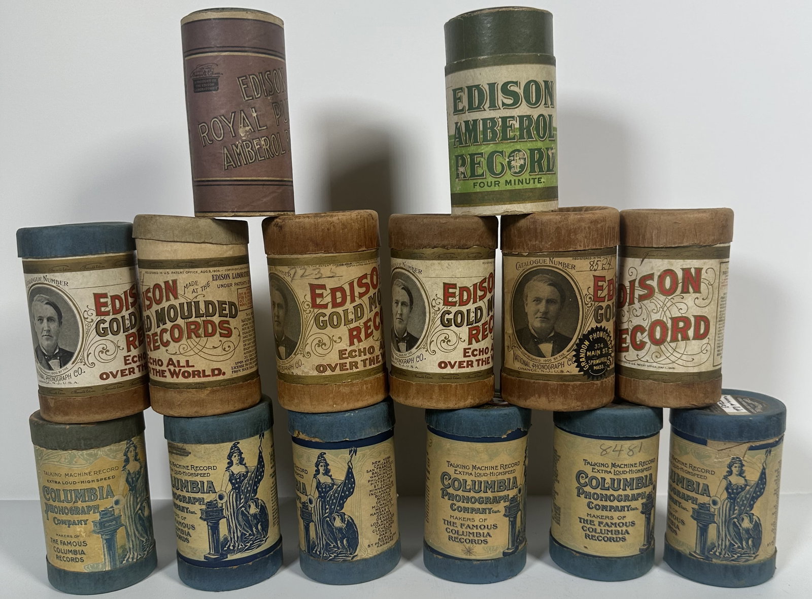 Group of 15+ Edison Cylinders (1 of 4)