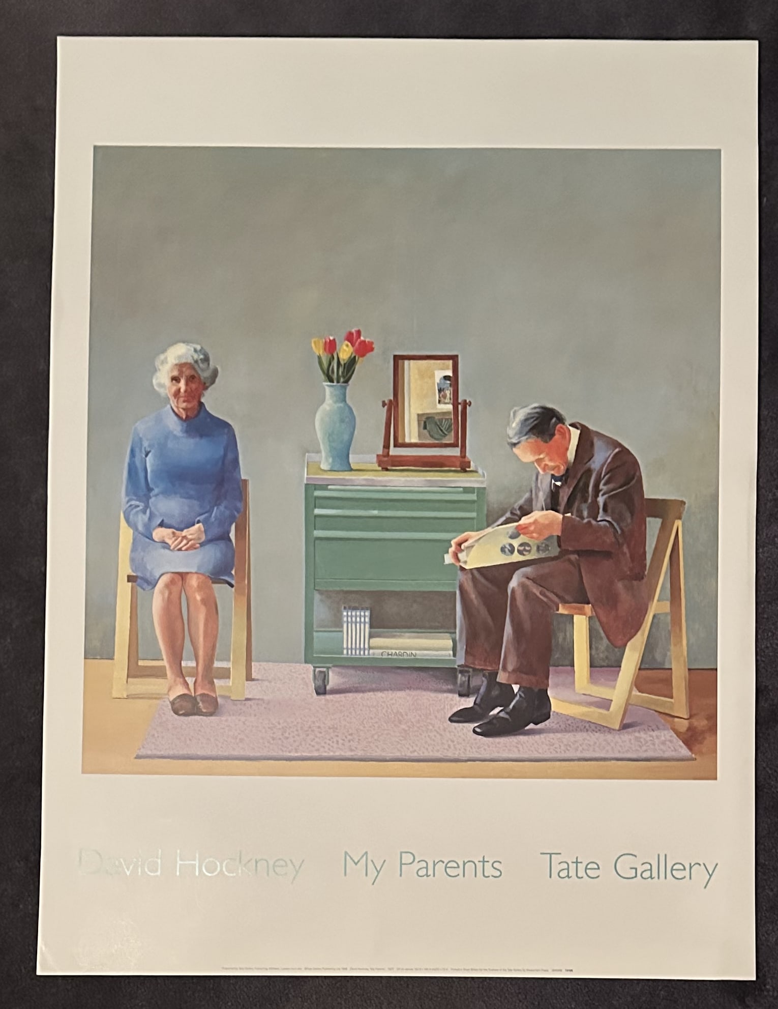 David Hockney 1977 My Parents Tate Exhibition Poster (1 of 3)