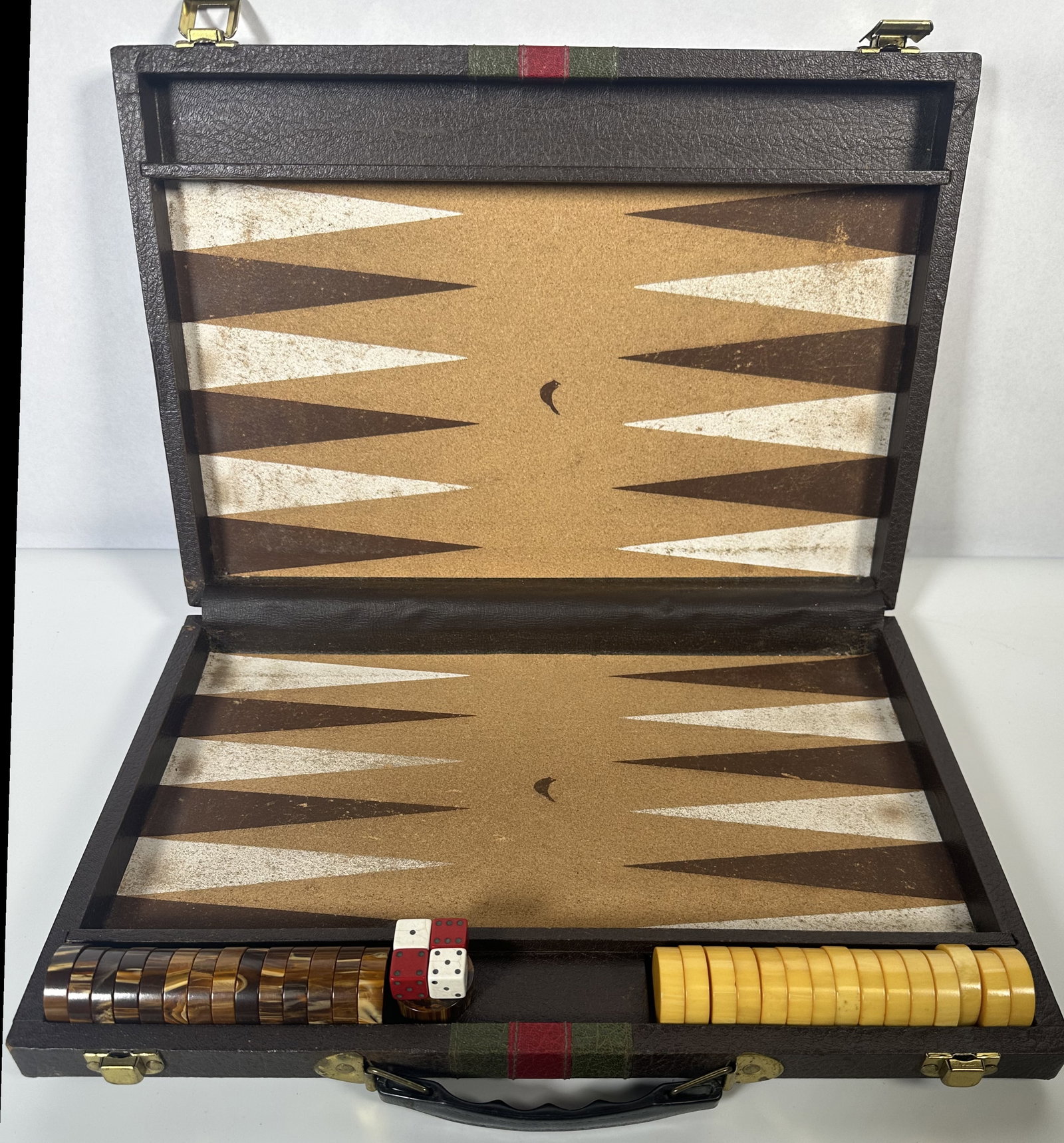 Backgammon Set Brown and Tan (1 of 5)