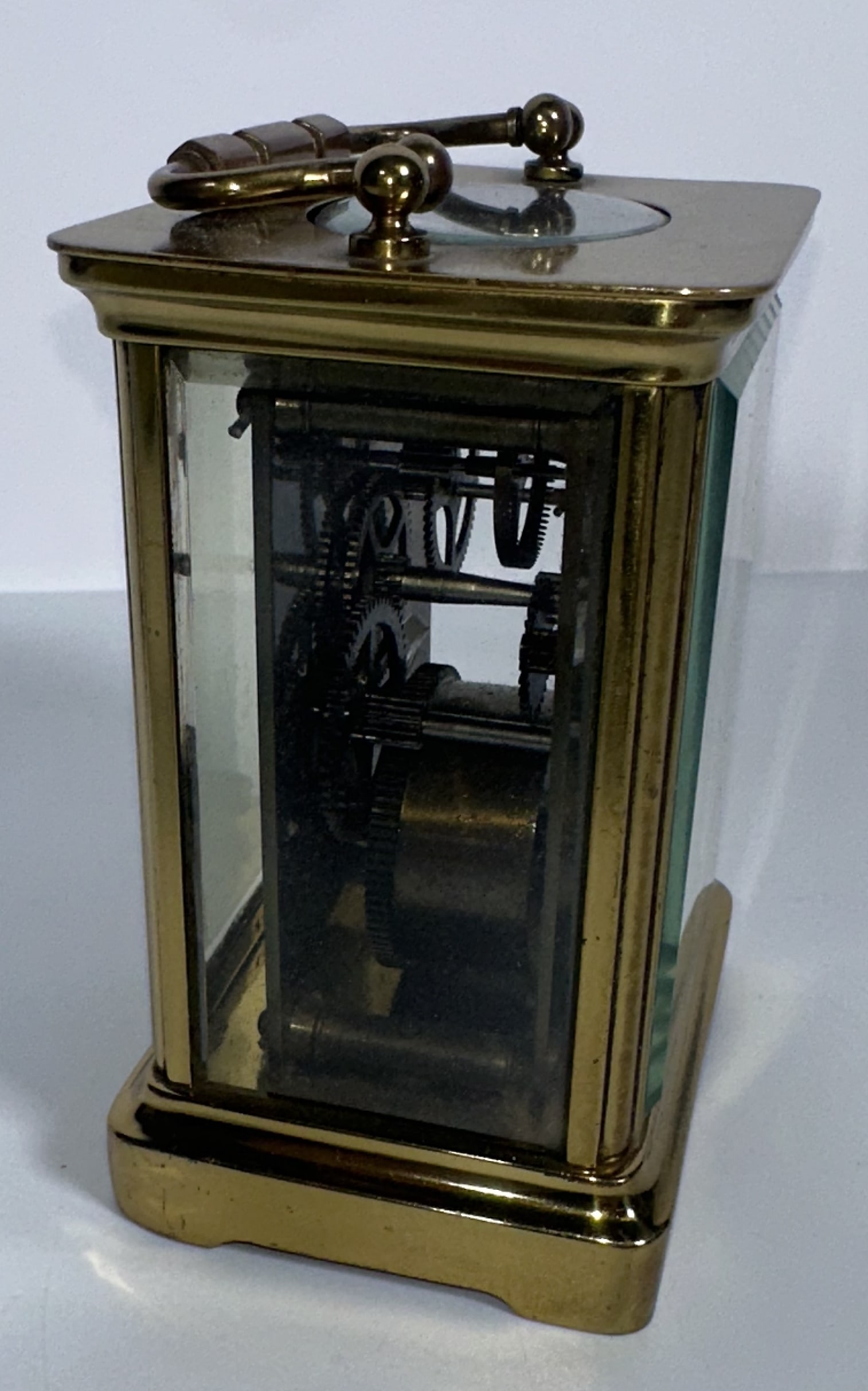 Small Carriage Clock Missing one Side Panel - 3