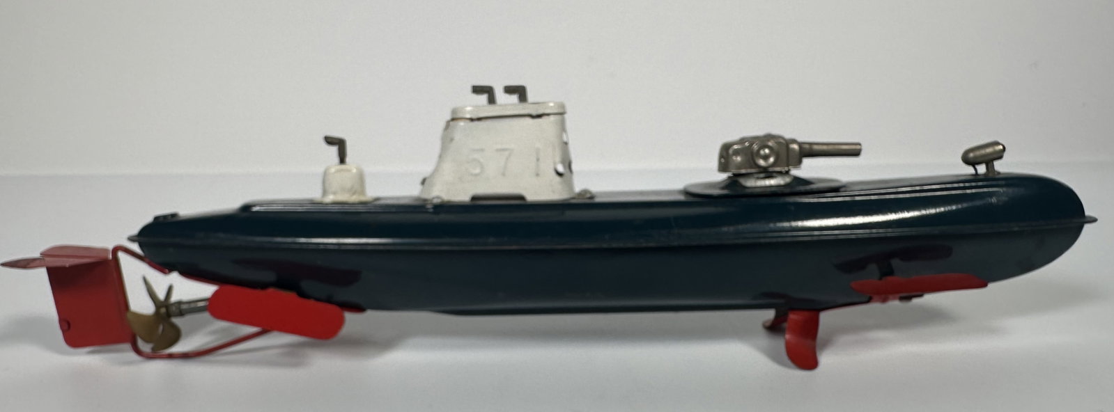 Tin Toy Boat 1950s Marusan USS Nautilus SSN-571 (1 of 6)