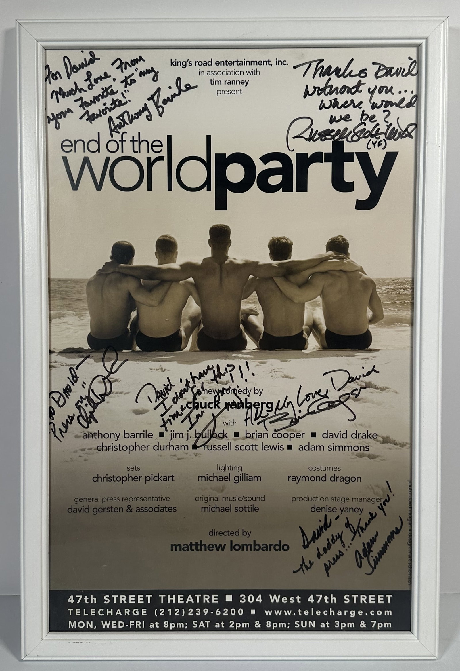 World Party Cast Signed Poster (1 of 5)