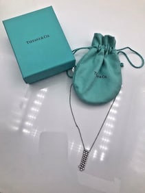 Tiffany & Co. Platinum Diamond Necklace Jazz, Triple Drop