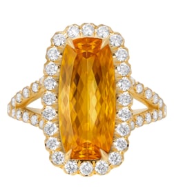 Cocktail Ring with Imperial Topaz