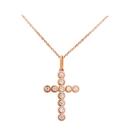 Diamond Bezel Cross