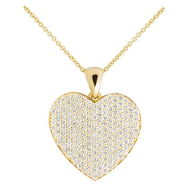 Pave Heart Pendant