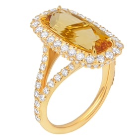 Cocktail Ring with Imperial Topaz