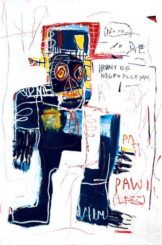 Jean-Michel Basquiat (After) - Irony of Negro Policeman, 1981; 23.5"x17.5" in (1 of 5)
