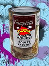 TedyZet - Campbell's soup can, NFT's + Canvas print, COA; 18" x 24" in