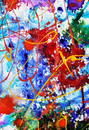 TedyZet -  "Burst of Summer_ PR1", vivid abstract, limited edition giclee, COA, 13"x19" in