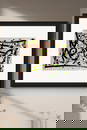TedyZet - Signature A, original urban abstract art painting, COA, 12"x10"