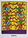 Keith Haring (After) - If You Want to See More.... 1984-  31"x24" in