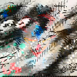 TedyZet -  "Wild Gleam", hand signed, COA, 20"x20" in