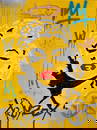 TedyZet -  "Marilyn Monroe_ Golden Icon", hand signed, COA, 40"x30" in