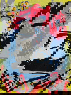 Trooper in Bloom  – 12"x16" – TedyZet – Original Mixed Media, Silkscreen, Resin: Trooper in Bloom12 x 16 inches (30.5 x 40.5 cm)Mixed media: acrylic, spray paints, silkscreen, markers, resin accents on canvasFramedYear: 2025Signed by the artist on the frontComes with Certificate o
