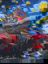 TedyZet – Superman's Off Duty , Mixed Media on Canvas, 18x24 in