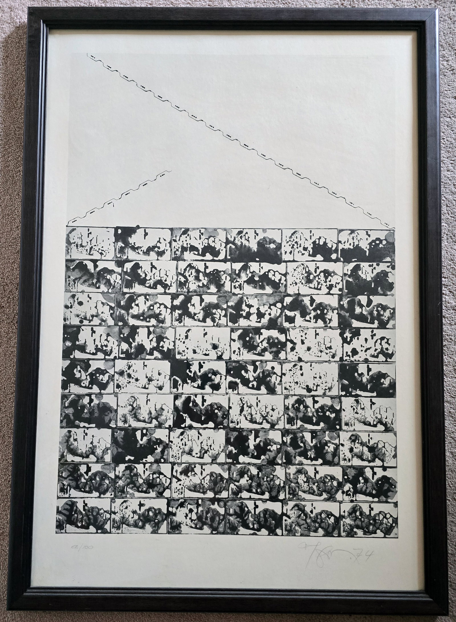 Harold Town – Memory Wall , 1965, 60 x 40 in (1 of 7)