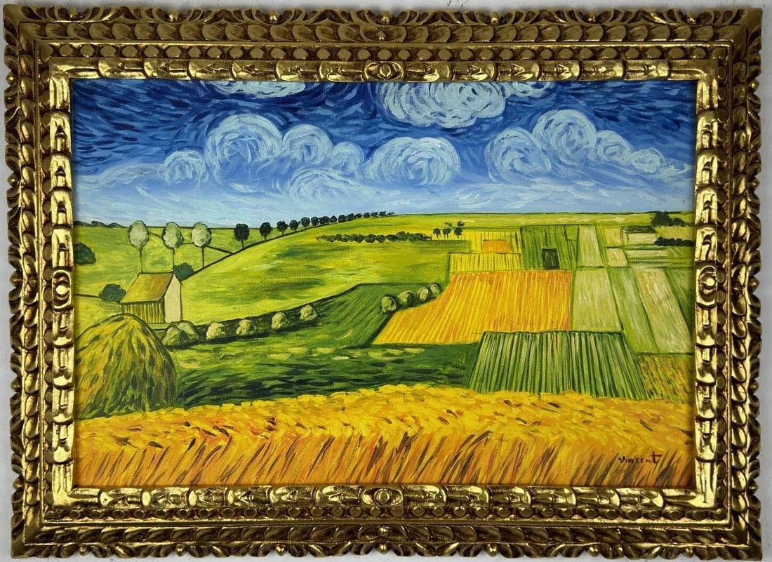 VINCENT VAN GOGH (AFTER) - UNTITLED - OIL ON CANVAS - IN THE STYLE OF (1 of 7)