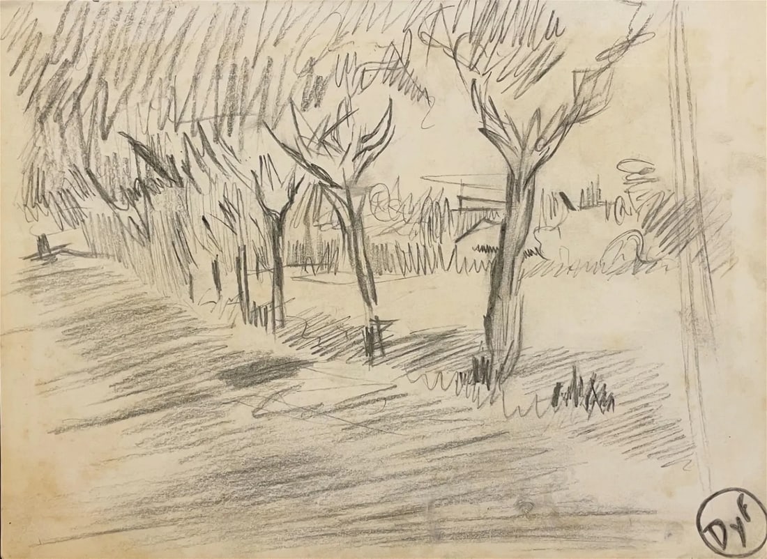 MARCEL DYF (AFTER) - UNTITLED - GRAPHITE ON PAPER - IN THE STYLE OF: Graphite on paper in the manner/style of Marcel Dyf. Our definition of “In the manner/style of”: The auction house believes that the work is done in the manner or style of the named artist and
