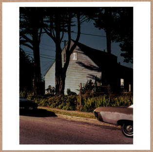 SIGNED TODD HIDO HOUSE HUNTING #2154-a 1998 LTD 6" x 6" APERTURE ARCHIVAL PRINT.: Description: 6"x 6" limited edition Fuji Crystal Archival Matte paper print. Image size is 5.5" on the longest side and the paper size is 6" x 6". The Print is SIGNED by Todd Hido on the verso.Conditi