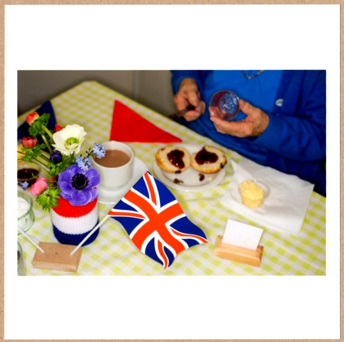 SIGNED - MARTIN PARR LIBERATION DAY TEA 2012 - LTD 6" x 6" MAGNUM ARCHIVAL PRINT. (1 of 2)