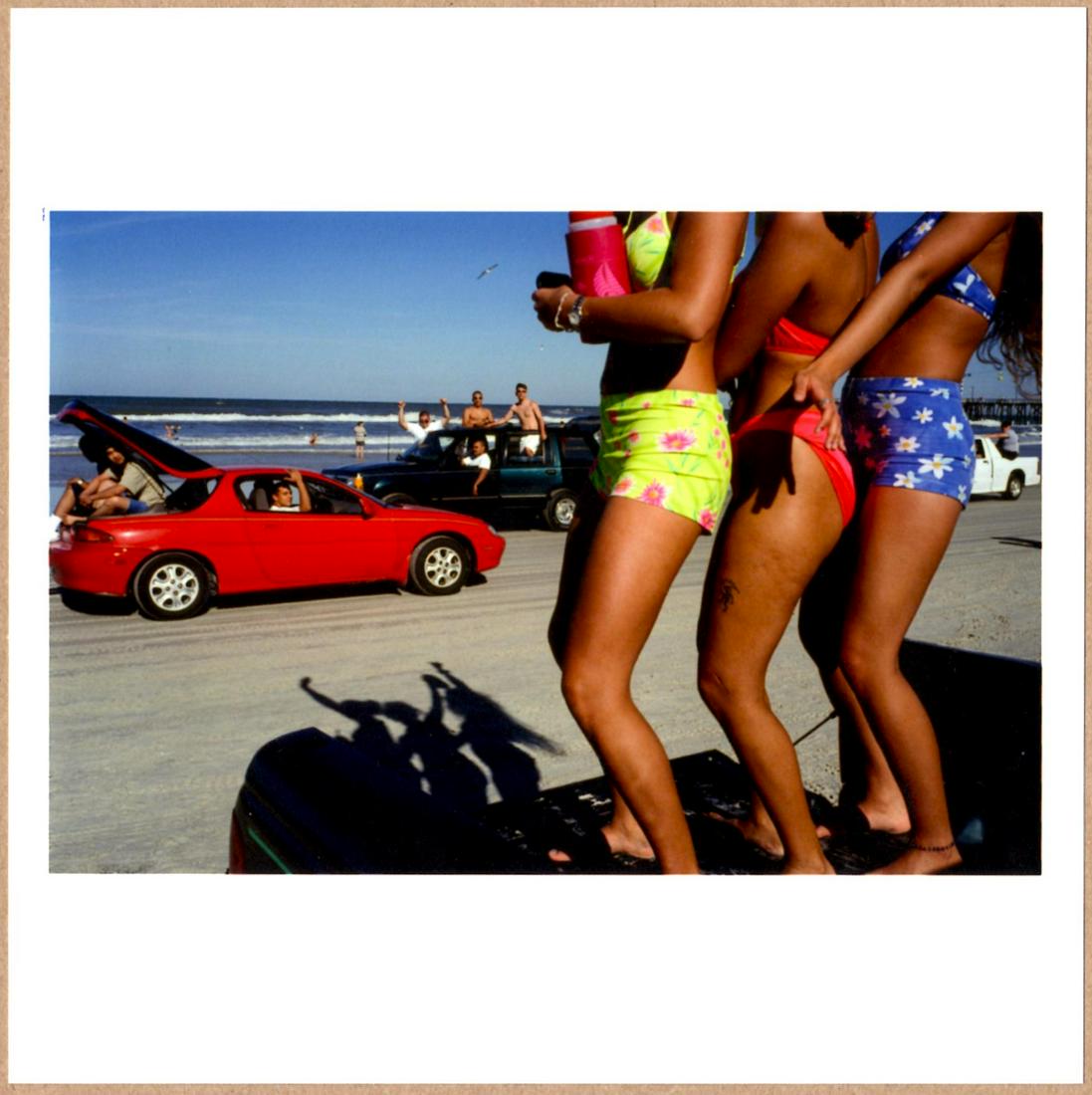 SIGNED - CONSTANTINE MANOS - BIKE WEEK, DAYTONA BEACH, FLORIDA, USA. 1997 - LTD 6" x 6" MAGNUM (1 of 2)