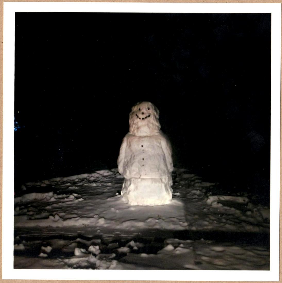 SIGNED - ALEC SOTH - SNOWMAN - RARE 2014 6" x 6" MAGNUM ARCHIVAL PRINT. (1 of 2)