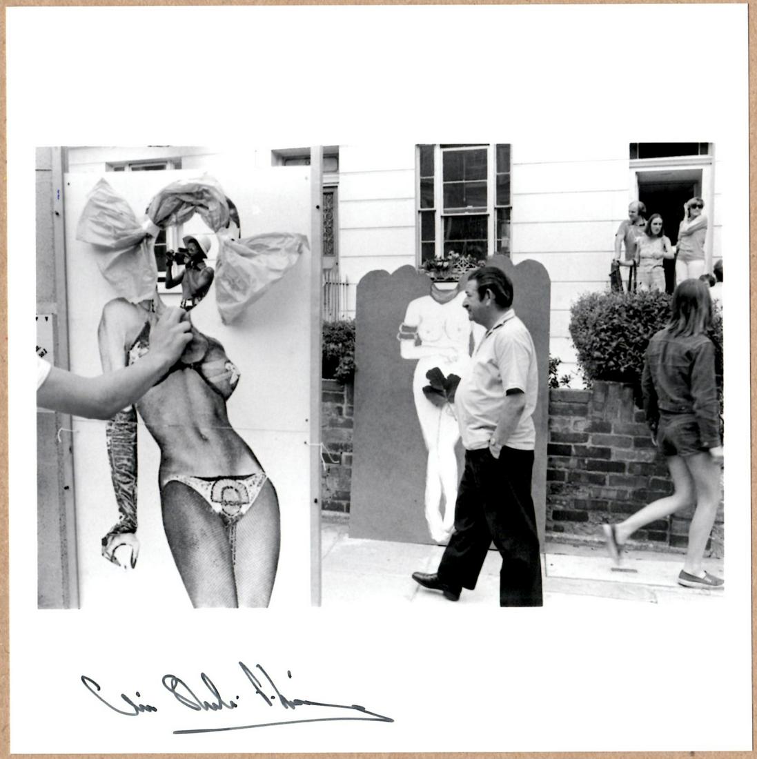 SIGNED - CHRIS STEELE-PERKINS - STREET FESTIVAL, 1970'S LONDON - LTD 6" x 6" MAGNUM ARCHIVAL PRINT. (1 of 2)