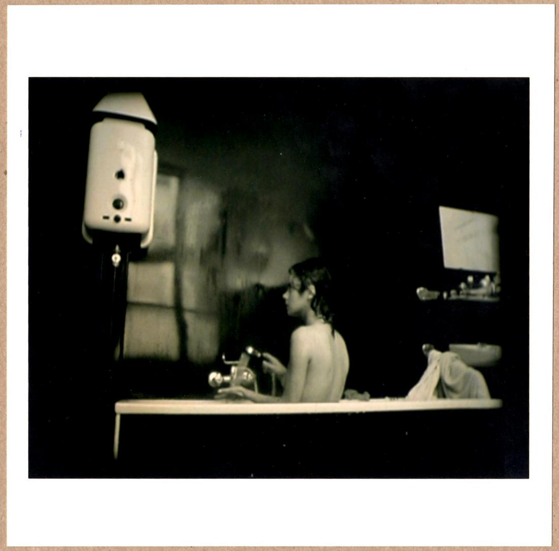 SIGNED - HARRY GRUYAERT - GIRLFRIEND BATHING, 1966 - LTD 6" x 6" MAGNUM ARCHIVAL PRINT. (1 of 2)