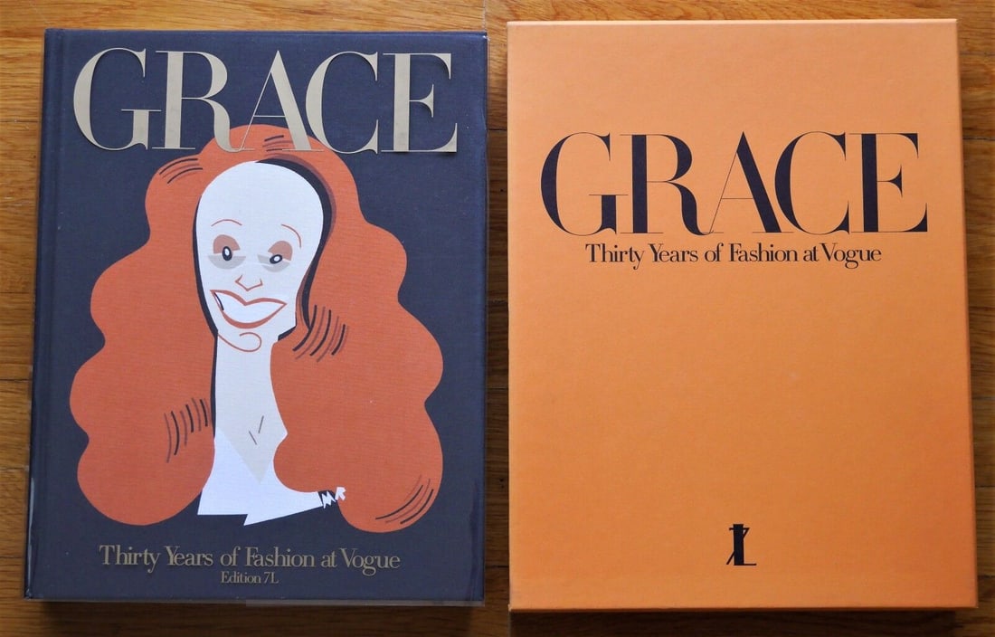 Coddington, Grace; Grace: Thirty Years of Fashion [SIGNED - 2002 1ST EDITON IN SLIPCASE - FINE: SIGNED COPY Edition 7L (Edition7L), 2002, Hardcover in printed acetate dust jacket. Illustrated By: Bruce Weber, Steven Klein, Irving Penn, Alex Chatelain, Helmut Newton, Sarah Moon, Peter Knapp, Anni