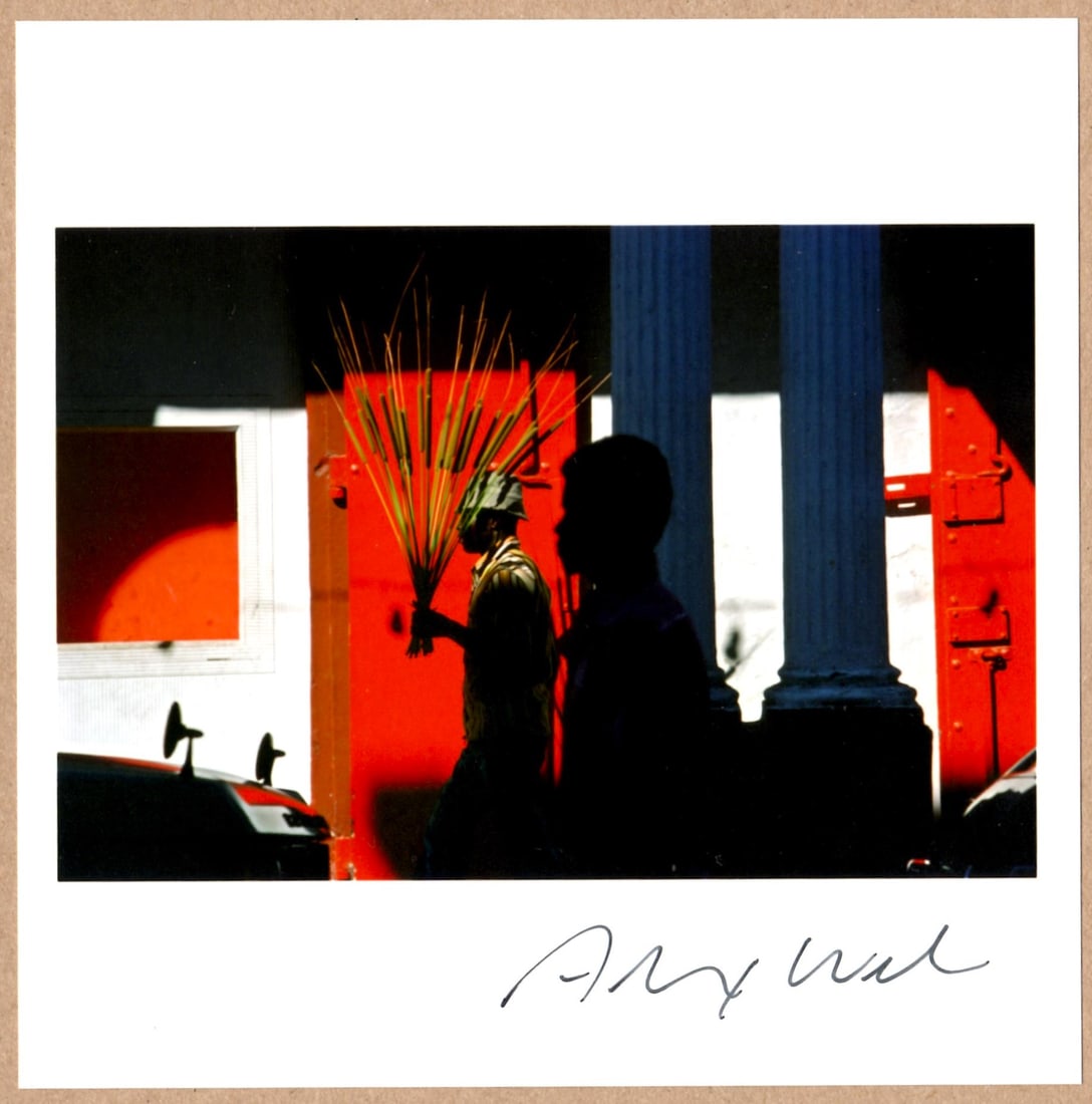 SIGNED - ALEX WEBB - PORT AU PRINCE, HAITI, 1979 - LTD 6"x6" MAGNUM ARCHIVAL PRINT. (1 of 2)