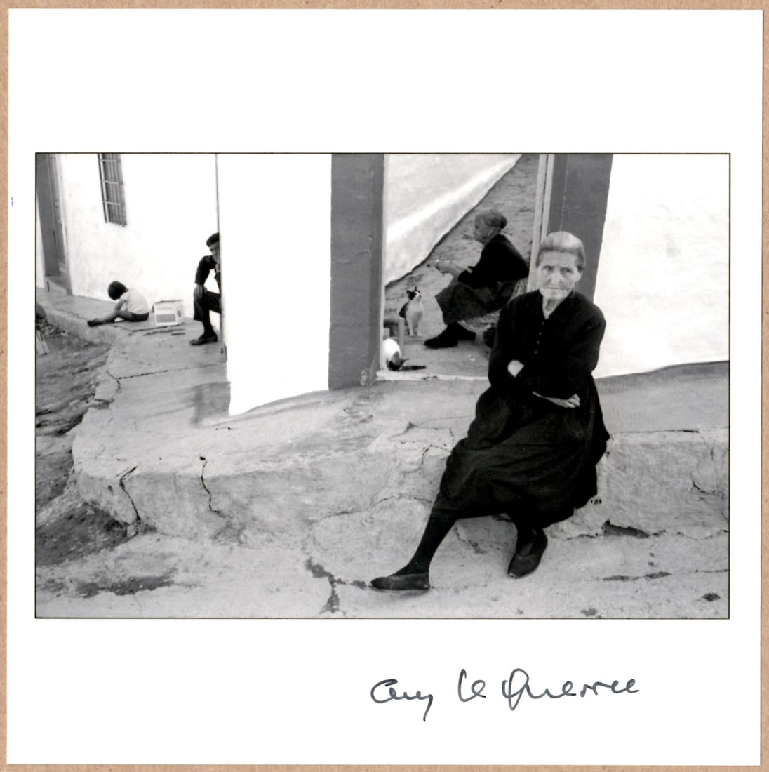 SIGNED - GUY LE QUERREC - LA MANCHA SPAIN 1971 - 6" x 6" MAGNUM ARCHIVAL PRINT. (1 of 2)