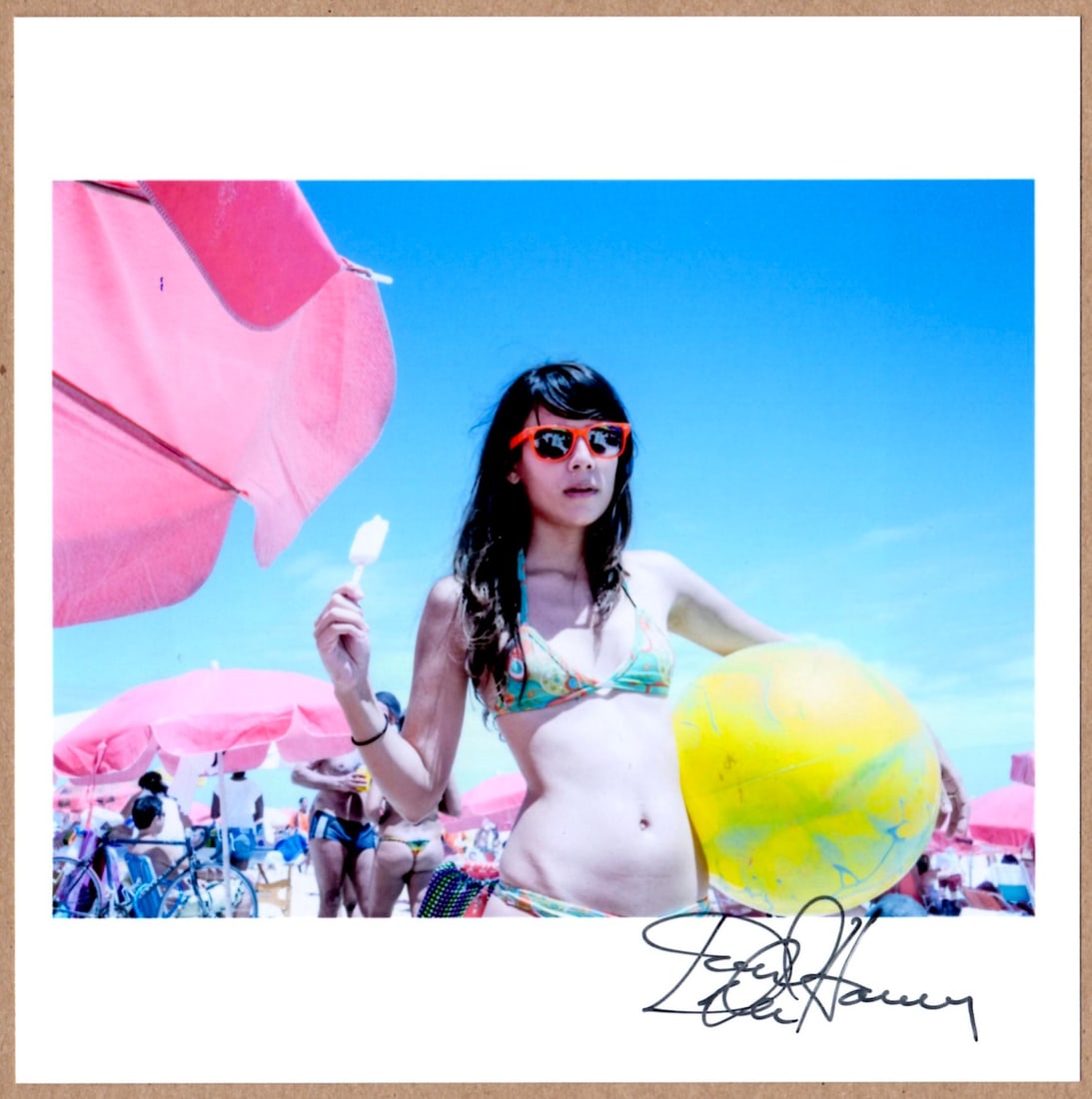 SIGNED - DAVID ALAN HARVEY - COVER IMAGE FOR BASED ON A TRUE STORY - LTD 6"x 6" MAGNUM PRINT. (1 of 2)