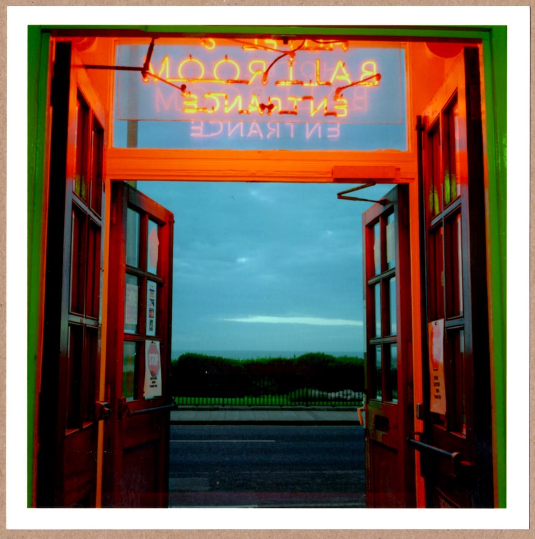 ESTATE STAMPED - PETER MARLOW BALLROOM ENTRANCE MARGATE ENGLAND 2002 6"x 6" MAGNUM PRINT.: Description: 6"x 6" limited edition Fuji Crystal Archival Matte paper print. Image size is 5.5" on the longest side and the paper size is 6" x 6". The Print is ESTATE STAMPED on the verso.Condition: B